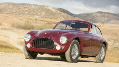 Red 1951 Ferrari 212 Export Berlinetta
