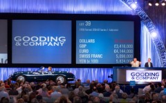 Blue 1958 Ferrari 250 GT Series 1 Cabriolet