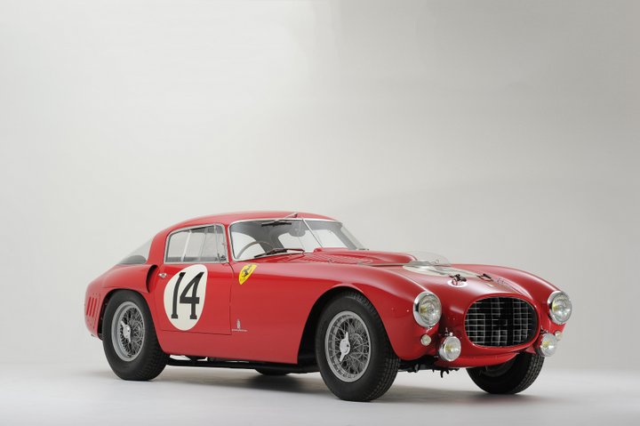 Red 1953 Ferrari 340/375 MM Berlinetta ‘Competizione’