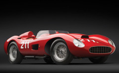 Red 1957 Ferrari 625 TRC