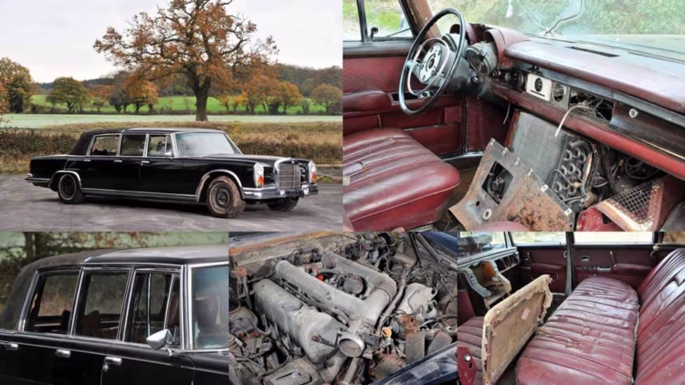 Barn Find 1971 Mercedes-Benz 600 'Six-Door' Pullman Landaulet