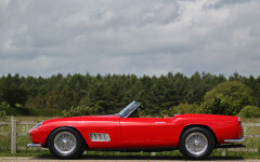 Red 1957 Ferrari 250GT California Spider LWB
