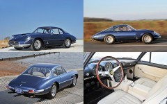 Blue 1962 Ferrari 400 Superamerica SWB Coupé Aerodinamico