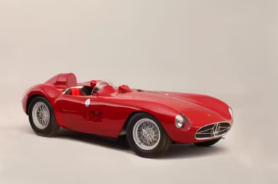 Red 1955 Maserati 300S