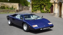 Blue 1975 Lamborghini Countach LP400 Persiscopio Coupé