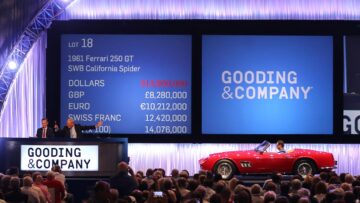 1961 Ferrari 250 GT SWB California Spider - $15,180,000