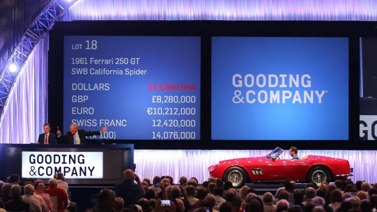 1961 Ferrari 250 GT SWB California Spider - $15,180,000