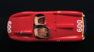 1956 Ferrari 290 MM by Scaglietti from Above