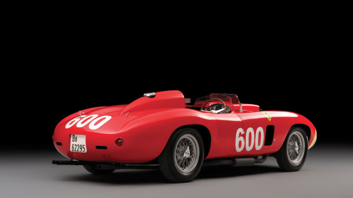1956 Ferrari 290 MM by Scaglietti rear quarter