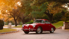 Red 1962 Porsche 356 Carrera 2 GS Coupe 