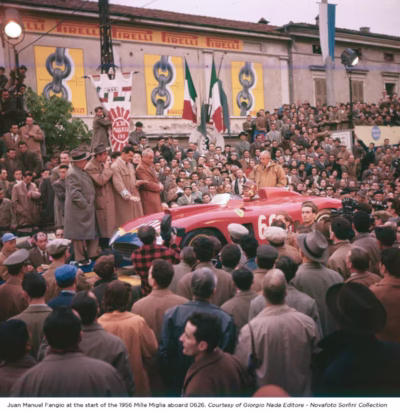 Juan Manuel Fangio start of 1956 MM