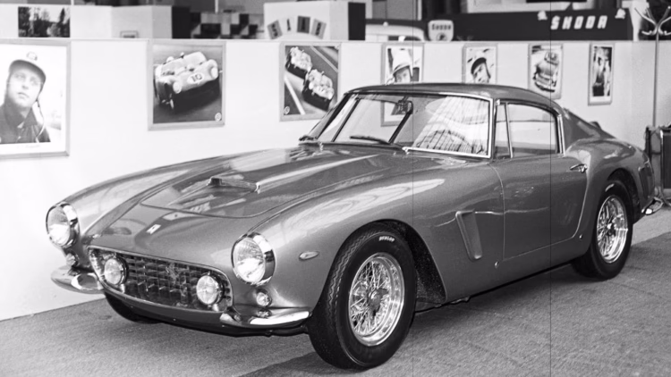 1961 Ferrari 250 GT SWB Berlinetta #2917GT at the 1961 Paris Motor Show