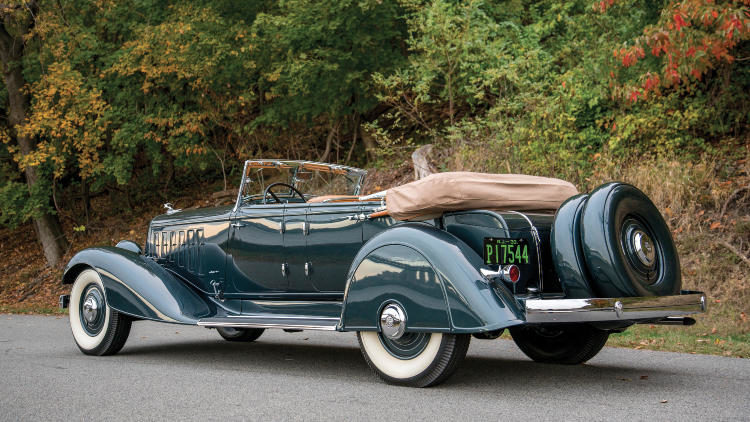 Rear View 1933 Chrysler CL Imperial Dual-Windshield Phaeton 'Ralph Roberts' by LeBaron
