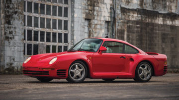 Red 1987 Porsche 959 'Komfort'