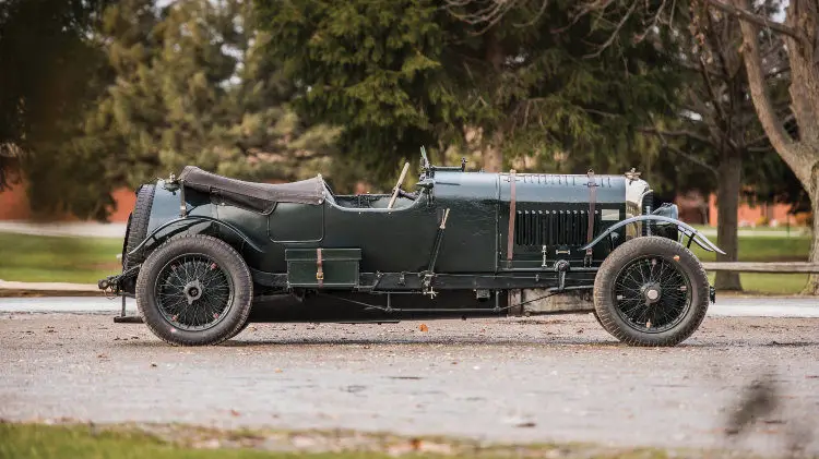 1928 Bentley 4½-Litre Le Mans Sports “Bobtail” Side Profile