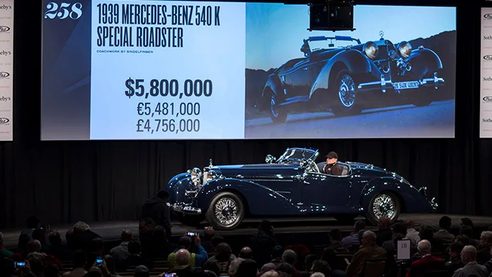 1939 Mercedes-Benz 540 K Special Roadster at Auction