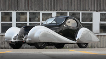 1937 Talbot-Lago T150-C SS Coupe front quarter
