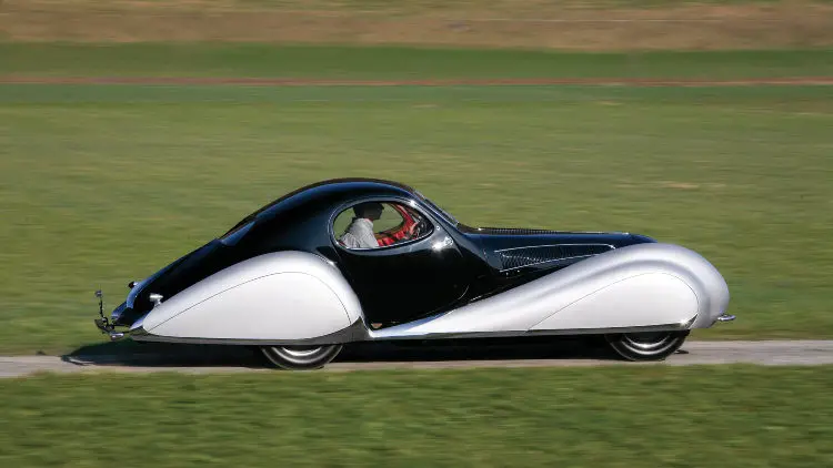 1937 Talbot-Lago T150-C SS Coupe profile moving