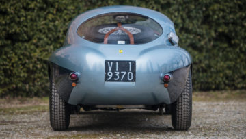 1950 Ferrari 166 MM 212 Export Uovo Rear View