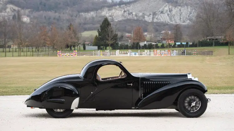 1935 Bugatti Type 57 Atalante Prototype Profile