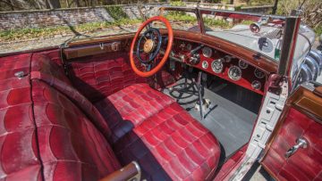 The 1928 Mercedes-Benz 680 S Torpedo-Sport Avant-Garde interior