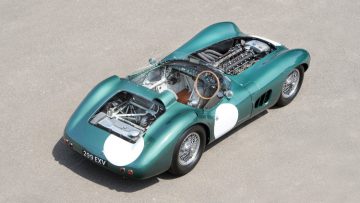 1956 Aston Martin DBR1/1 engine covers off