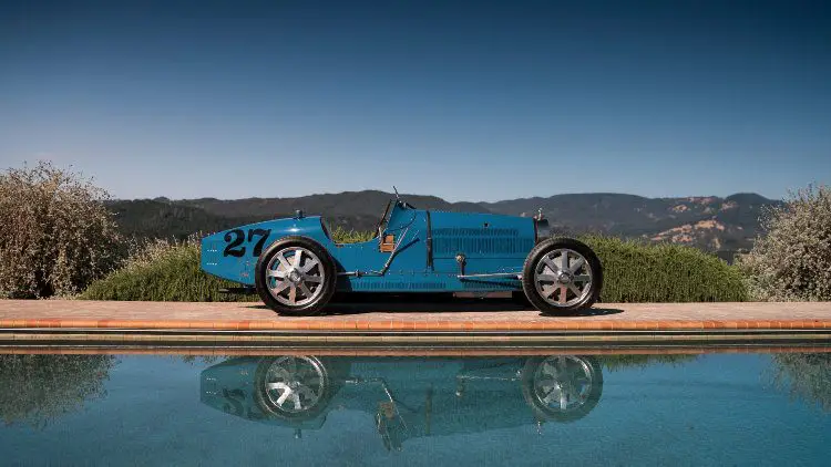 1925 Bugatti Type 35C Grand Prix Side Profile