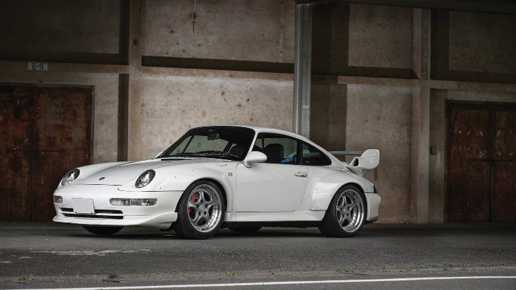 White 1995 Porsche 911 GT2