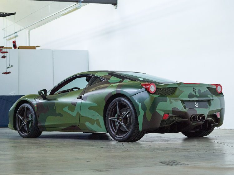 2010 Ferrari 458 Italia rear