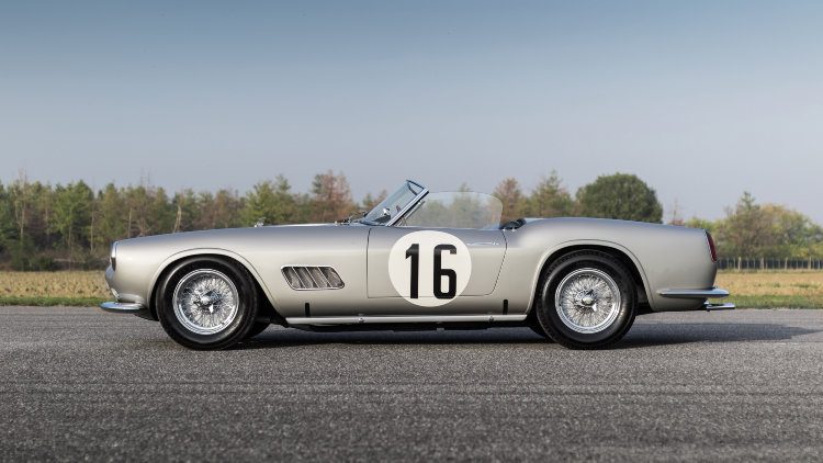 1959 Ferrari 250 GT LWB California Spider Competizione side profile