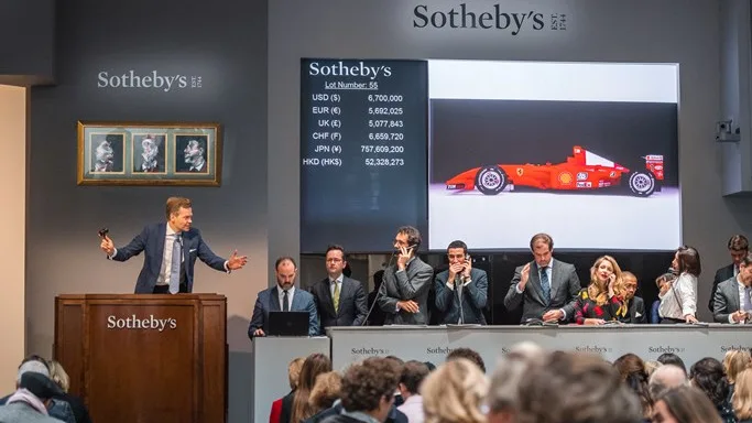 2001 Ferrari F1 Sold at Sotheby's