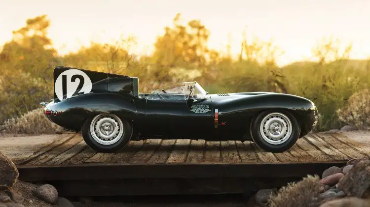 1954 Jaguar D-Type Works Side Profile