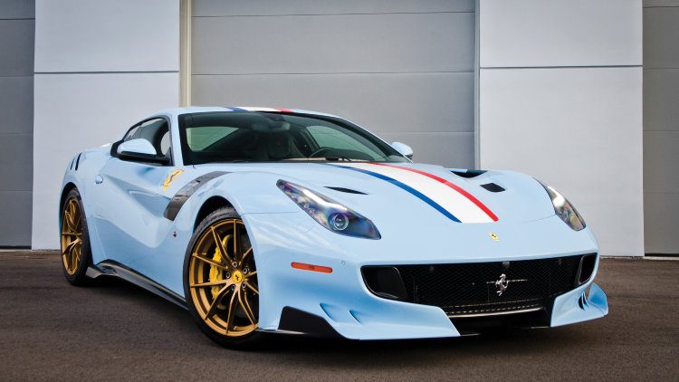 Blue 2017 Ferrari F12tdf