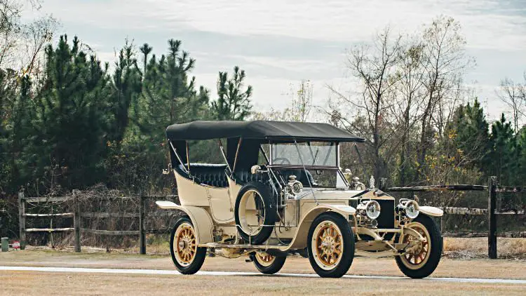 1909 Rolls Royce Silver Ghost Roi des Belges “The Silver Fairy” in the style of Barker, estimate $1,000,000 - $1,250,000