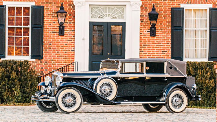 1930 Duesenberg Model J Imperial Cabriolet with bodywork by Hibbard and Darrin, engine J-254, estimate $1,00,000 - $1,400,000