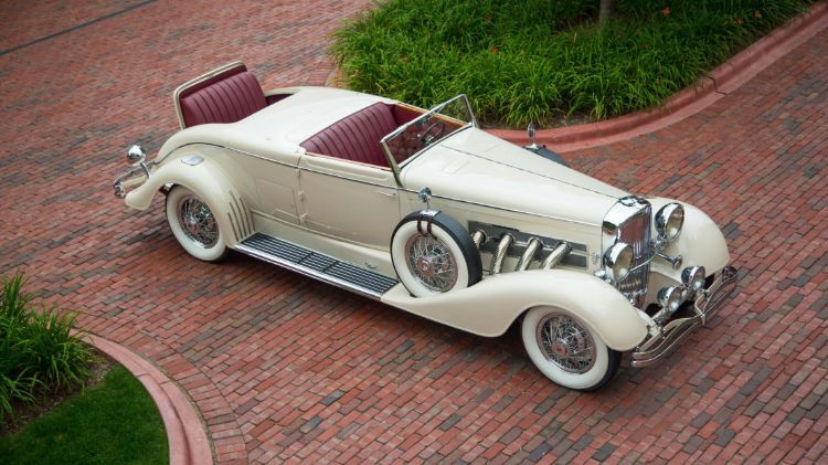 1933 Duesenberg Model J Convertible Coupe Disappearing Top Roadster