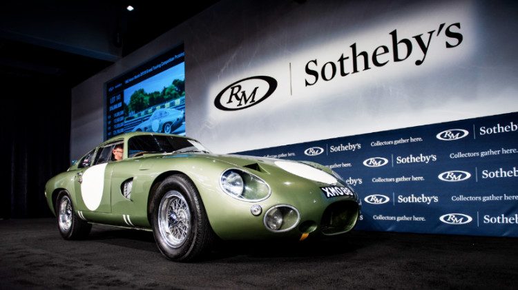 1963 Aston Martin DP215 at Monterey 2018 Auction