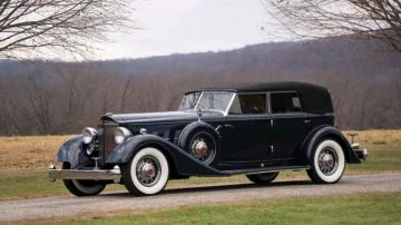 1934 Packard Twelve Convertible Sedan Custom