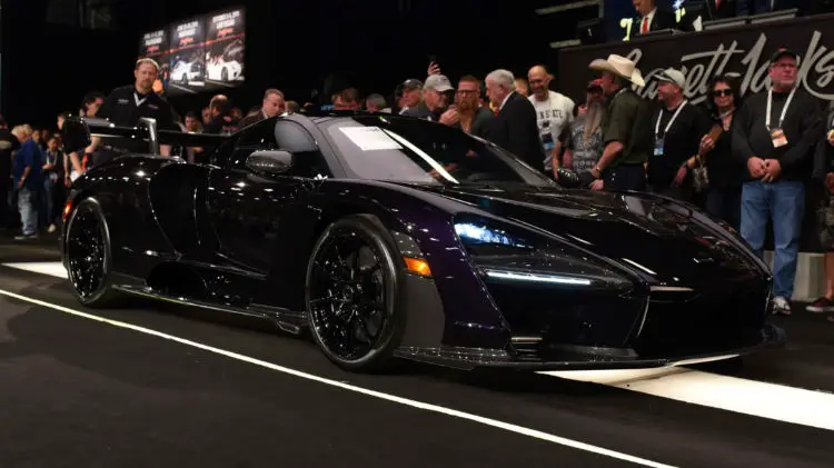 2019 McLaren Senna VIN 005 (Lot #1405) the first Senna ever sold at public auction for $1,457,500