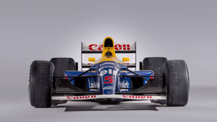 1992 Williams-Renault FW14B Formula 1 Front