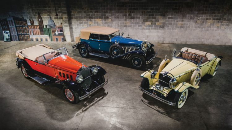 The Guyton Collection of veteran, brass and classic era cars are offered at an RM Sotheby's sale in St Louis, USA, in May 2019.