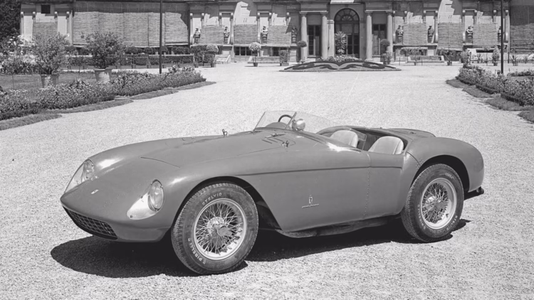 Chassis no. 0448 MD as seen in official Pinin Farina press photographs