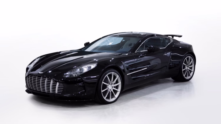 Black 2011 Aston Martin One-77
