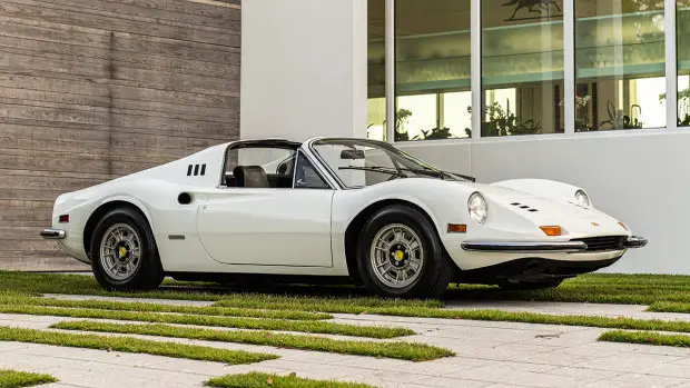 White 1973 Ferrari Dino 246 GTS