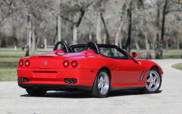 Red 2001 Ferrari 550 Barchetta