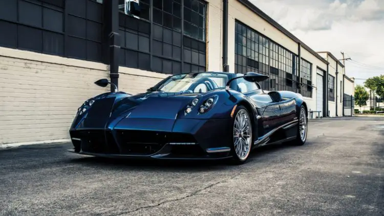 2018 Pagani Huayra Roadster on offer at RM Sotheby's Arizona 2020 sale during Scottsdale Week