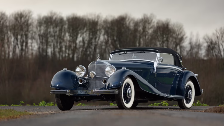1935 Mercedes Benz 500K Cabriolet A on offer at Bonhams Paris 2020 Sale