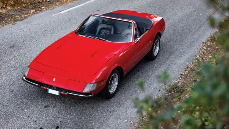 1972 Ferrari 365 GTS/4-A Daytona Spider by Scaglietti on offer at RM Sotheby's Paris 2020