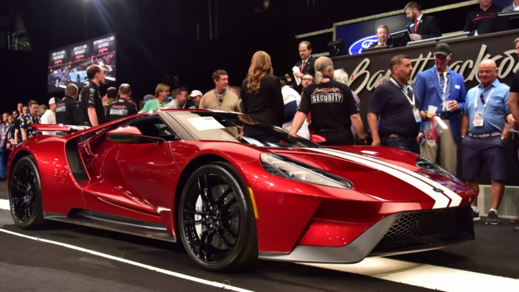 2017 Ford GT (Lot #1392) – $1,485,000 sold at Barrett-Jackson Scottsdale 2020