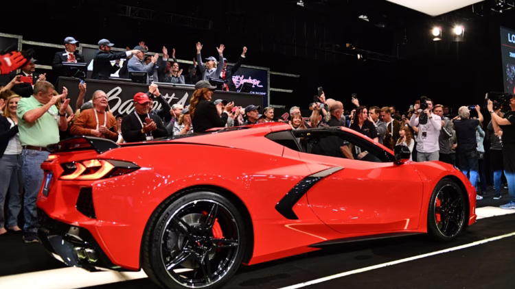 2020 Chevrolet Corvette Stingray VIN001 at Barrett Jackson Scottsdale 2020